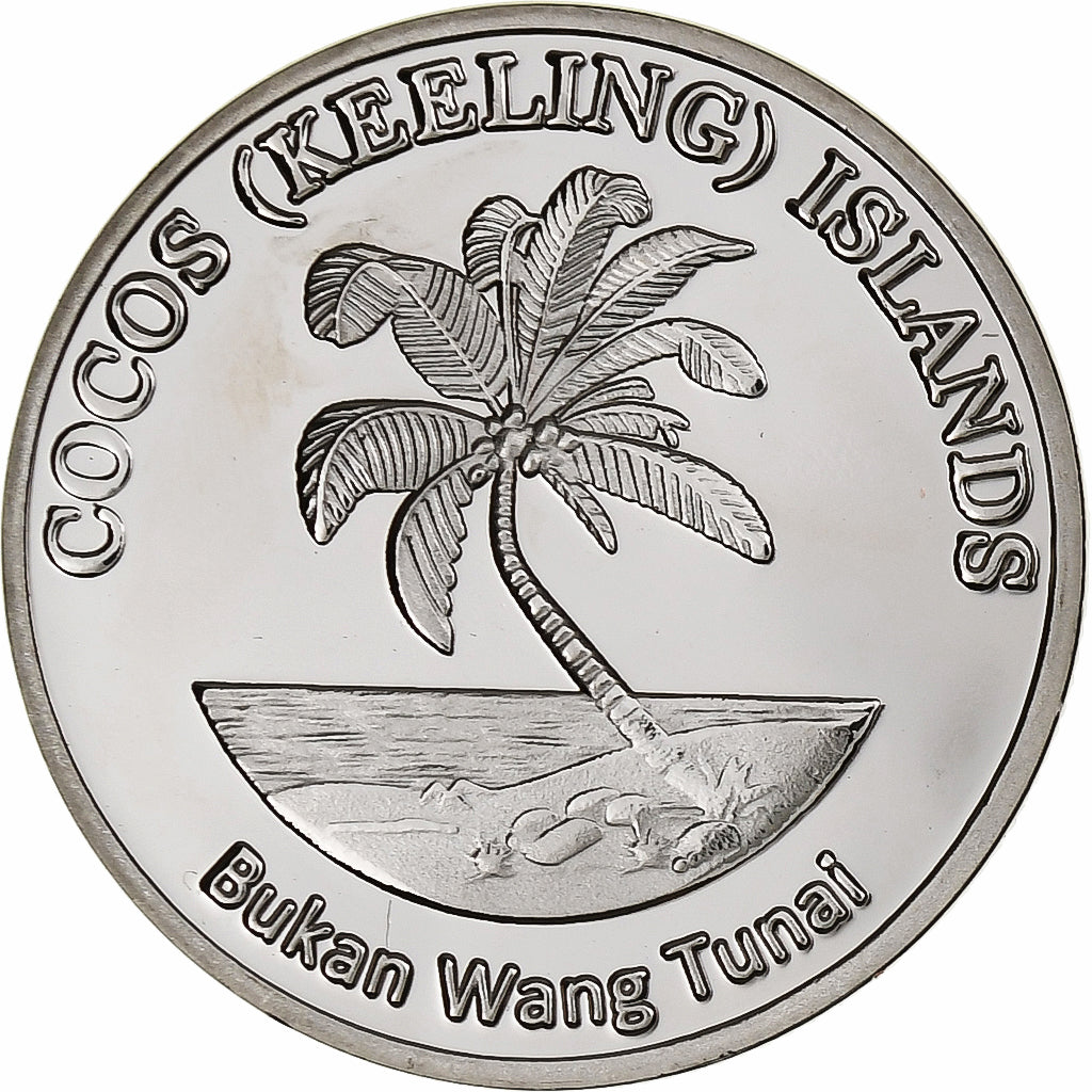 COCOS (KEELING) ISLANDS, 10 Rupees, Night heron, 2023, Cupro-nickel, SPL
