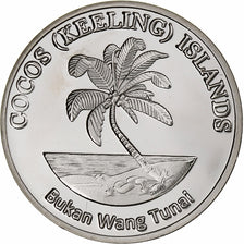COCOS (KEELING) ISLANDS, 10 Rupees, Night heron, 2023, Copper-nickel, MS(63)