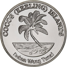 COCOS (KEELING) ISLANDS, 2 Rupees, Lionfish, 2023, Cupro-nikkel, UNC-