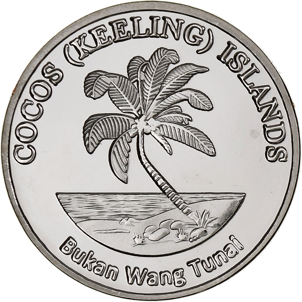 COCOS (KEELING) ISLANDS, 2 Rupees, Lionfish, 2023, Rame-nichel, SPL