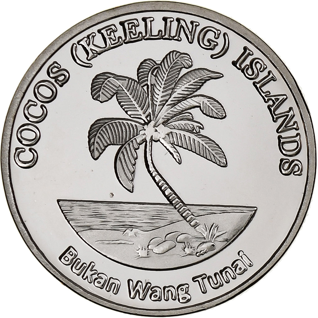 COCOS (KEELING) ISLANDS, 2 Rupees, Lionfish, 2023, Kupfer-Nickel, UNZ