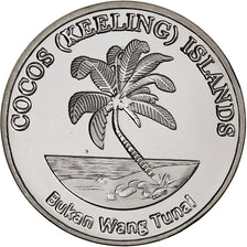 COCOS (KEELING) ISLANDS, 2 Rupees, Lionfish, 2023, Copper-nickel, MS(63)