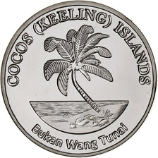 COCOS (KEELING) ISLANDS, 2 Rupees, Lionfish, 2023, Kupfer-Nickel, UNZ