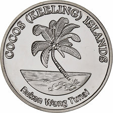 COCOS (KEELING) ISLANDS, Rupee, Snake, 2023, Cobre-níquel, MS(63)