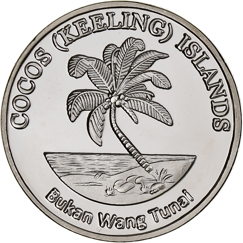 COCOS (KEELING) ISLANDS, Rupee, Snake, 2023, Cupro-nickel, SPL