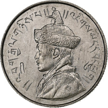 Bhoutan, Jigme Dorji Wangchuck, 1/2 Rupee, 27 (1955-1968), Calcutta, Nickel