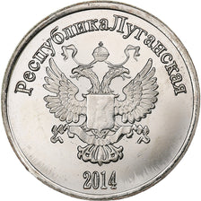 Ukraine, Rouble, Lugansk, 2014, Copper-nickel, AU(55-58)