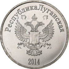 Ucraina, 2 Roubles, Lugansk, 2014, Rame-nichel, SPL