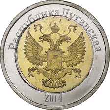 Oekraïne, 25 Roubles, Lugansk, 2014, Bimetallic, UNC-