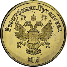 Ucrania, 20 Kopeks, Lugansk, 2014, Latón, EBC+