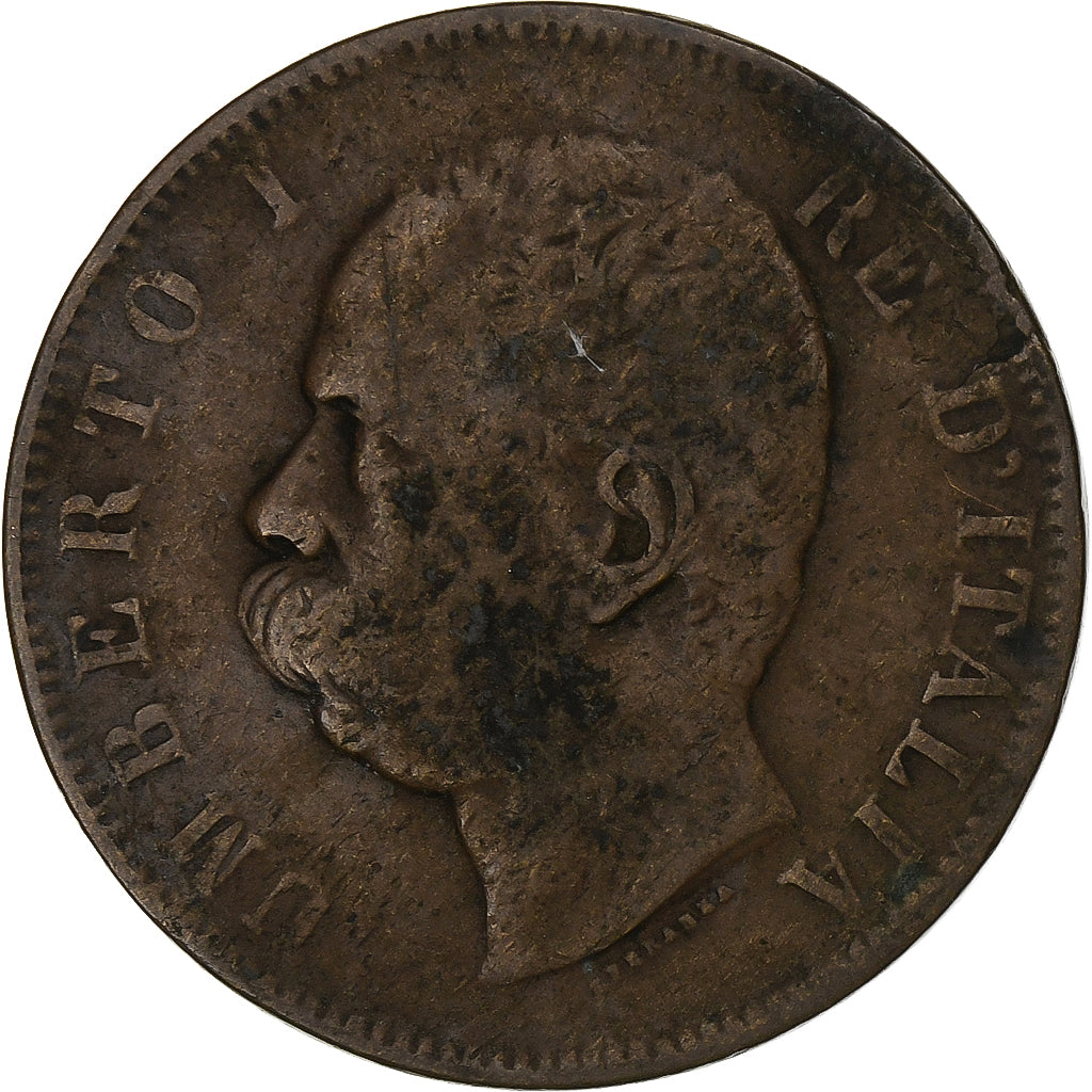 Italie, Umberto I, 10 Centesimi, 1893, Rome, Cuivre, TB, KM:27