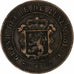 Luxemburg, William III, 5 Centimes, 1854, Brussels, Bronzen, ZF, KM:22