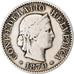 Szwajcaria, 5 Rappen, Libertas, 1879, Bern, Miedź-Nikiel, VF(20-25), KM:26