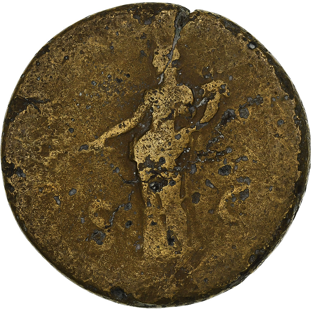 Vespasian, Sesterzio, 71, Rome, Bronzo, B+, RIC:243