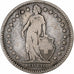 Switzerland, 2 Francs, Helvetia, 1879, Bern, Silver, VF(20-25), KM:21