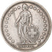 Switzerland, 2 Francs, Helvetia, 1886, Bern, Silver, VF(30-35), KM:21