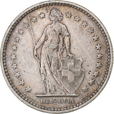 Switzerland, 2 Francs, Helvetia, 1903, Bern, Silver, EF(40-45), KM:21
