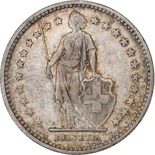 Schweiz, 2 Francs, Helvetia, 1903, Bern, Silber, SS+, KM:21