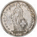 Suiza, 2 Francs, Helvetia, 1903, Bern, Plata, MBC+, KM:21