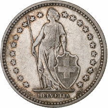 Switzerland, 2 Francs, Helvetia, 1904, Bern, Silver, AU(55-58), KM:21