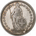 Switzerland, 2 Francs, Helvetia, 1904, Bern, Silver, AU(55-58), KM:21