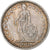 Suiza, 2 Francs, Helvetia, 1906, Bern, Plata, MBC+, KM:21