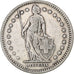 Switzerland, 2 Francs, Helvetia, 1908, Bern, Silver, VF(20-25), KM:21