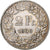 Suiza, 2 Francs, Helvetia, 1909, Bern, Plata, MBC+, KM:21