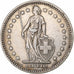 Switzerland, 2 Francs, Helvetia, 1910, Bern, Silver, AU(50-53), KM:21