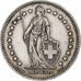 Switzerland, 2 Francs, Helvetia, 1914, Bern, Silver, AU(55-58), KM:21