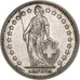 Suiza, 2 Francs, Helvetia, 1921, Bern, Plata, EBC, KM:21