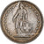 Suiza, 2 Francs, Helvetia, 1928, Bern, Plata, MBC+, KM:21