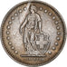 Suiza, 2 Francs, Helvetia, 1928, Bern, Plata, MBC+, KM:21