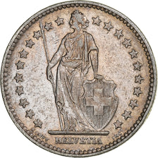 Switzerland, 2 Francs, Helvetia, 1937, Bern, Silver, EF(40-45), KM:21