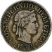 Switzerland, 10 Rappen, Libertas, 1879, Bern, Copper-nickel, VF(20-25), KM:27