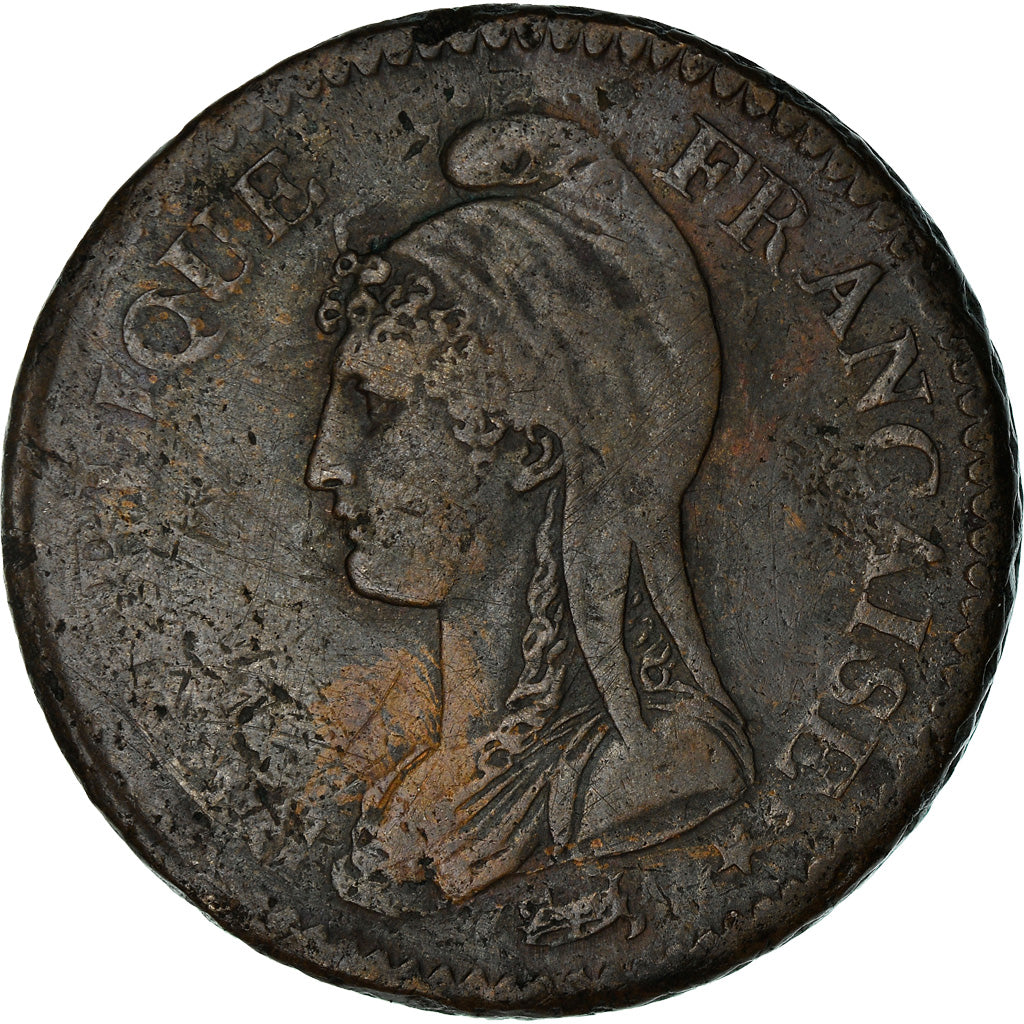 Münze, Frankreich, Directoire, Decime, AN 5, Lille, Dupré, SS, Bronze