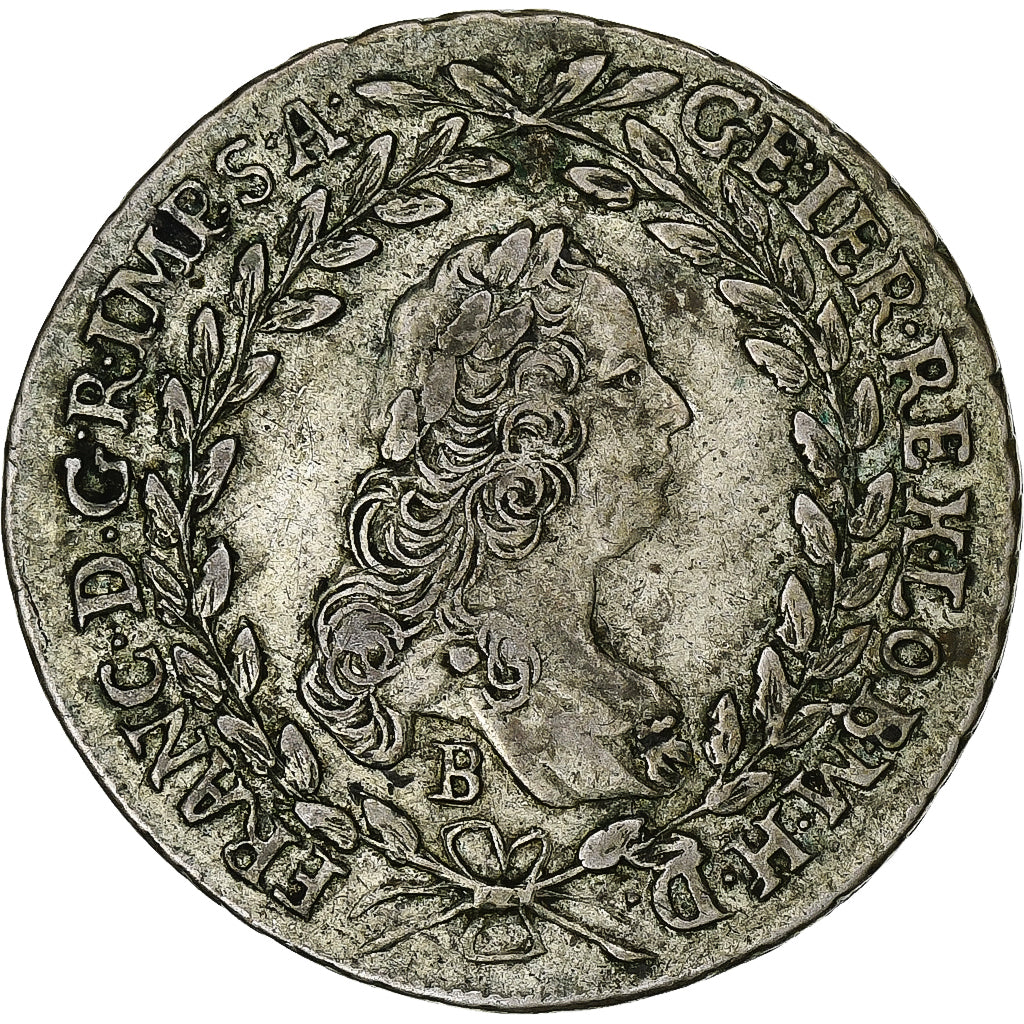Austria, Franz I, 20 Kreuzer, 1765, Nagybanya, Silver, VF(30-35), KM:2028
