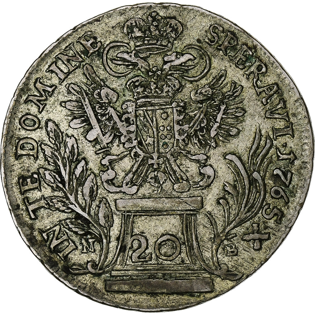 Austria, Franz I, 20 Kreuzer, 1765, Nagybanya, Silver, VF(30-35), KM:2028