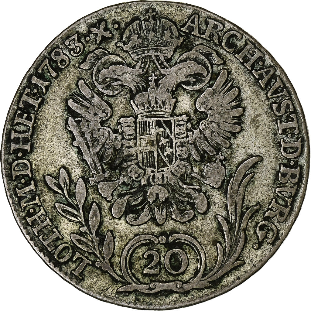 Austria, Joseph II, 20 Kreuzer, 1783, Kremnica, Silver, VF(20-25), KM:2143
