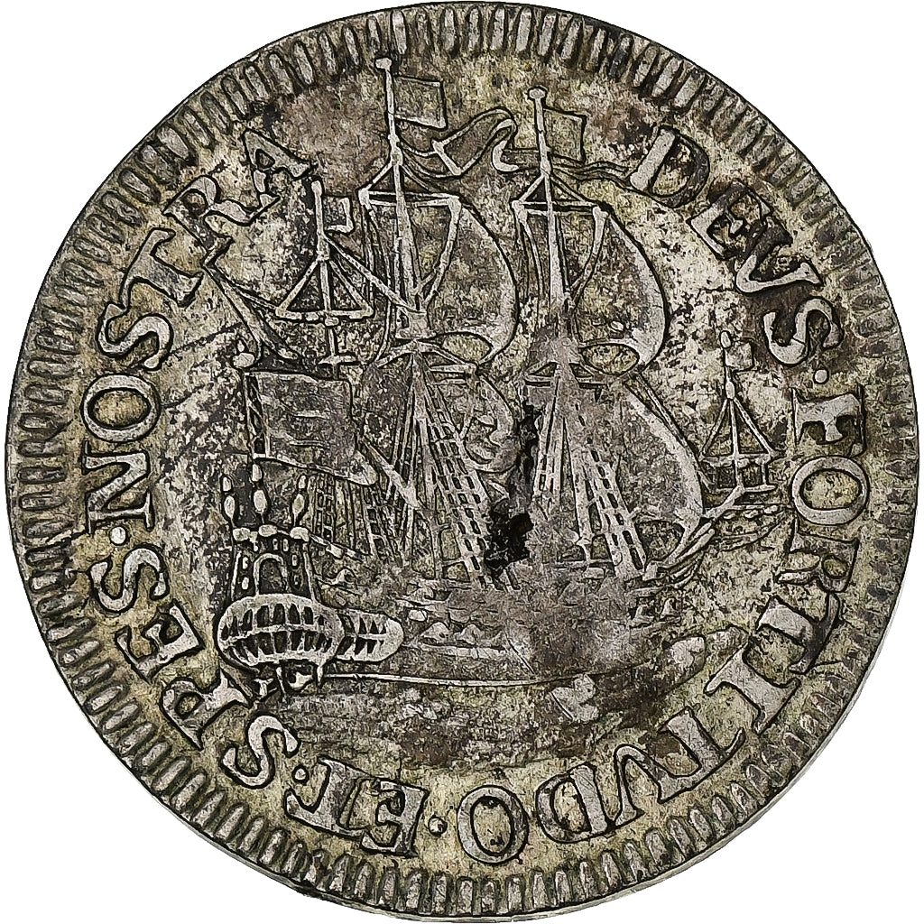 Niederlande, WEST FRIESLAND, 6 Stuivers, 1678, Enkhuizen, Silber, S+, KM:76