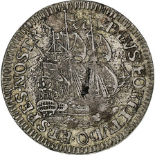 Niederlande, WEST FRIESLAND, 6 Stuivers, 1678, Enkhuizen, Silber, S+, KM:76