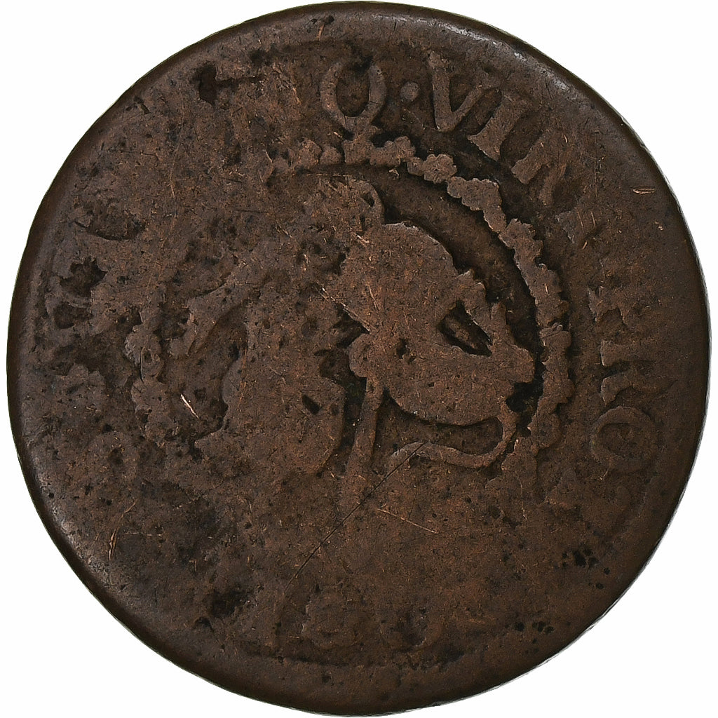 Spain, Philip V, 2 Maravedis, 1745, Copper, F(12-15), KM:366