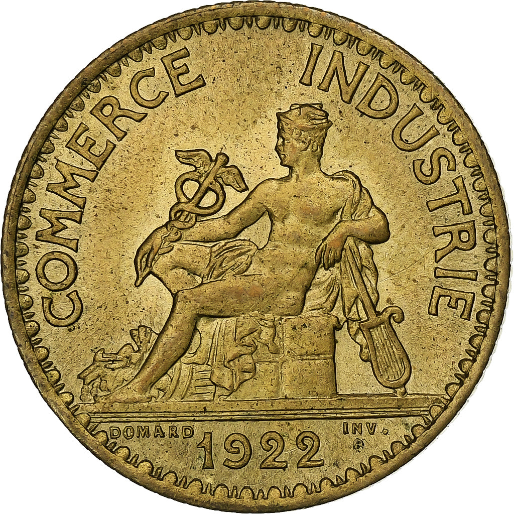 Francja, Franc, Chambre de commerce, 1922, Paris, Brązal, AU(55-58)