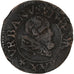 Papal States, Urban VIII, Double Tournois, 1636, Avignon, Kupfer, S