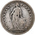 Suiza, Franc, Helvetia, 1876, Bern, Plata, MBC, KM:29a