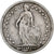 Switzerland, Franc, Helvetia, 1887, Bern, Silver, VF(20-25), KM:29a