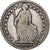 Switzerland, Franc, Helvetia, 1894, Bern, Silver, VF(20-25), KM:29a
