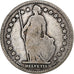 Switzerland, Franc, Helvetia, 1894, Bern, Silver, VF(20-25), KM:29a