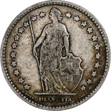 Suisse, Franc, Helvetia, 1899, Bern, Argent, TB+, KM:29a