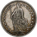 Suisse, Franc, Helvetia, 1899, Bern, Argent, TB+, KM:29a